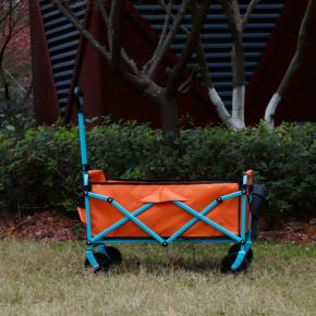 Orange Camping Trolley Wagon 