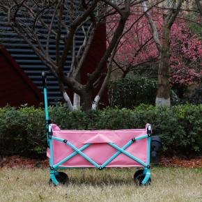 Pink Camping Trolley Wagon 